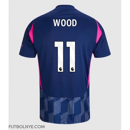 Camiseta Nottingham Forest Chris Wood #11 Visitante Equipación 2024-25 manga corta